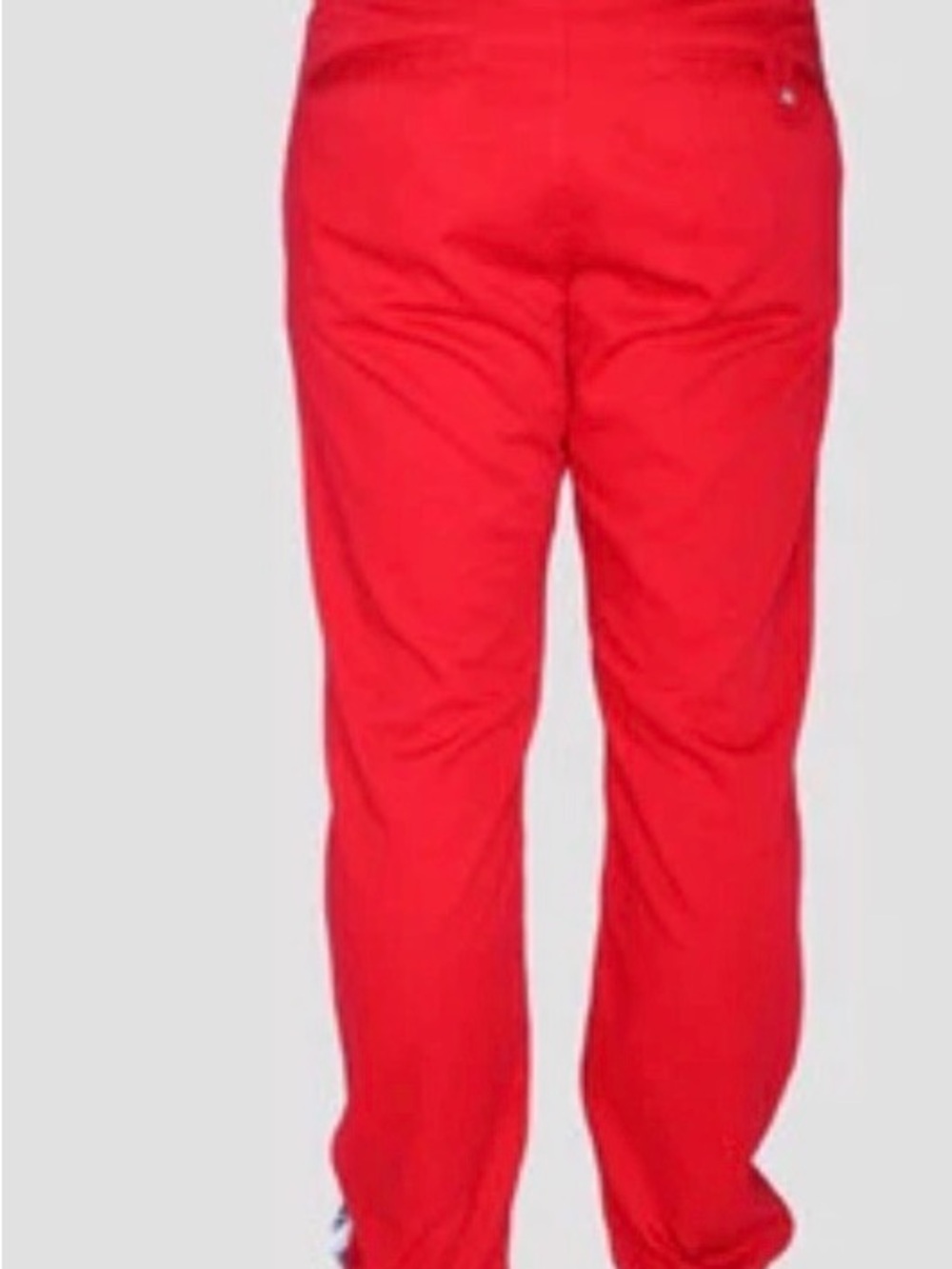 Men's Red Chinos - Slim Casual Trousers Toddland